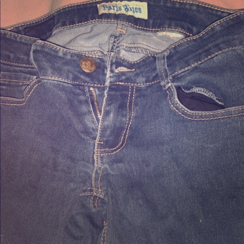 Skinny jeans Paris blues